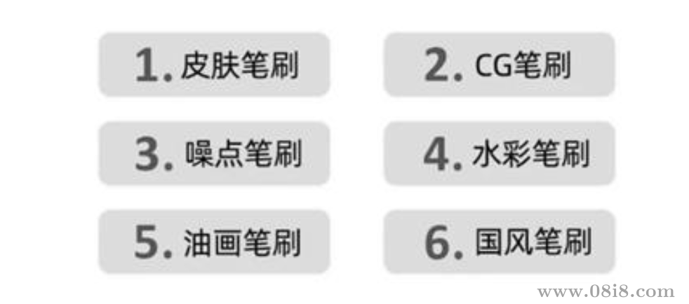 PS繪畫超好用筆刷3000款合集