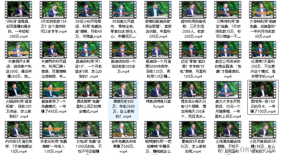真實有效391套商業模式，年入幾十到幾百萬案例解析（視頻+圖文）