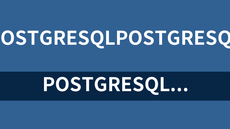 點擊放大 PostgreSQL書籍(pdf 英文)