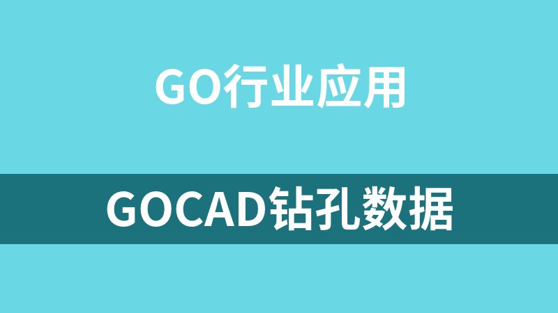 GOCAD鉆孔數據