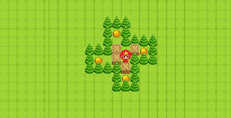 點(diǎn)擊放大 美化版H5推箱子游戲源碼(共100關(guān))