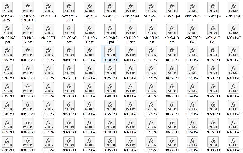 927種CAD填充圖案