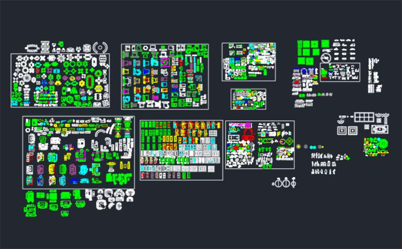 CAD室內設計常用圖塊圖庫