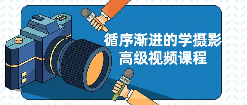 點(diǎn)擊放大 從初級(jí)到中級(jí)到高級(jí)的系統(tǒng)攝影視頻教程