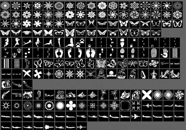 點(diǎn)擊放大 48套共3000個(gè)ps形狀