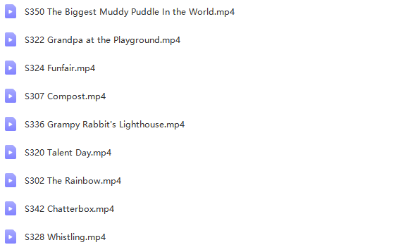 小豬佩奇英文配音【第3季】52集