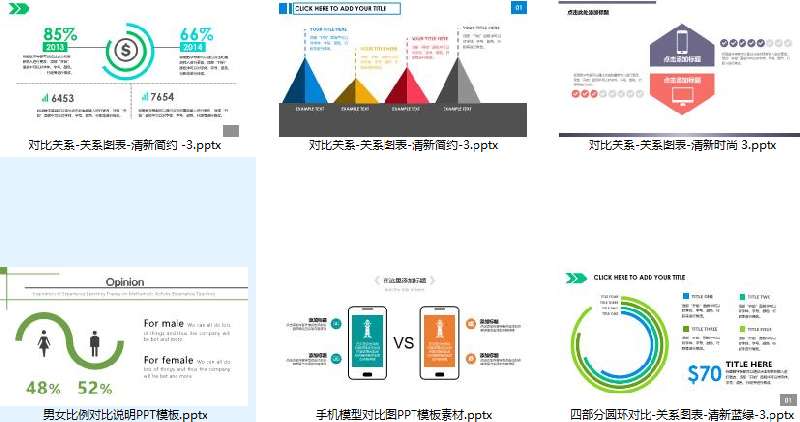 [免費]300組PPT分類圖表+879個綜合PPT創意圖表