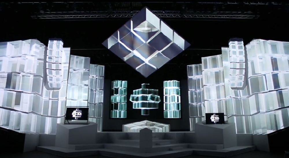 點擊放大 動感全息大屏幕裸眼3D視頻