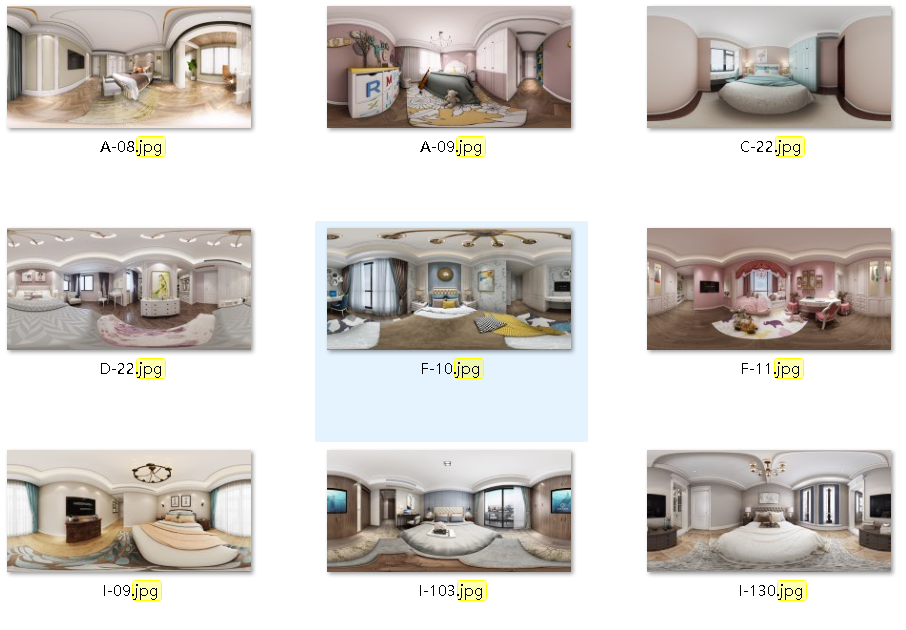 點擊放大 1564張按功能分的家裝全景圖