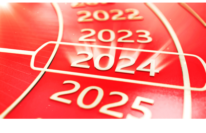 點擊放大 2024時鐘轉動元旦片頭AE模板.AEP( 紅色)