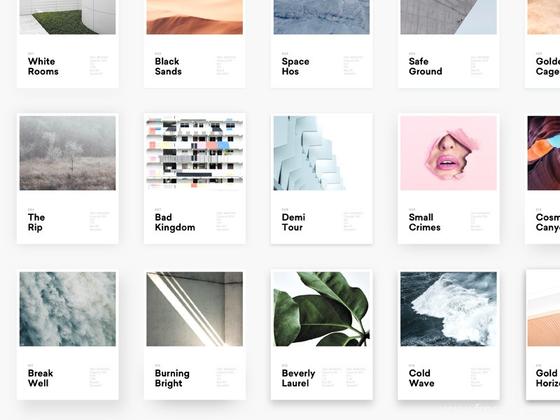 UI設計最火的投影樣式模板源文件，UI素材下載,UI資源分享