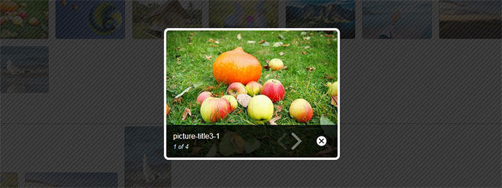 點(diǎn)擊放大 jQuery響應(yīng)式圖片燈箱預(yù)覽效果幻燈片插件