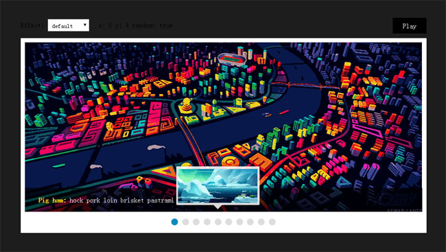 多種切換效果jQuery焦點圖片輪播插件