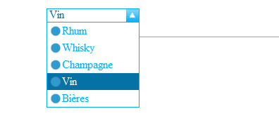 jquery豎向下拉select選擇樣式表