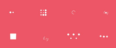 點(diǎn)擊放大 28個(gè)純css3 加載loading動(dòng)畫特效