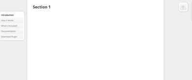 jquery左側滑動可定位網頁（支持上下滑動）