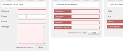 jquery高級注冊表單驗證