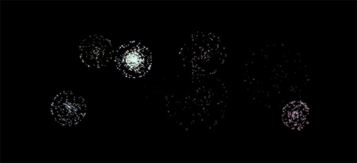 HTML5 Canvas全屏點擊網頁放煙花動畫特效