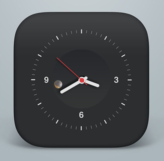 點(diǎn)擊放大 jQuery+CSS3黑色時(shí)鐘代碼