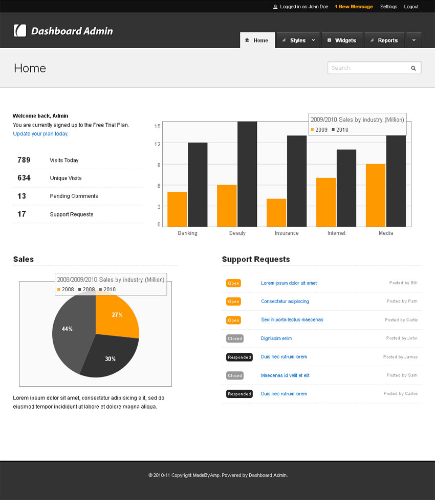 點擊放大 cms統(tǒng)計數(shù)據(jù)的后臺管理網(wǎng)頁模板html全站下載_網(wǎng)站后臺模板