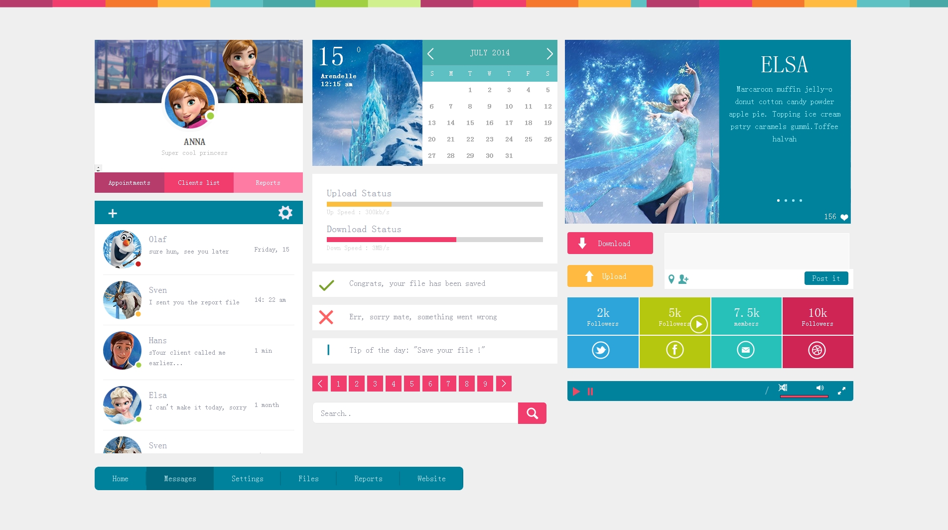 win8扁平風格的響應式用戶界面工具包ui模板html源碼下載_響應式網站模板