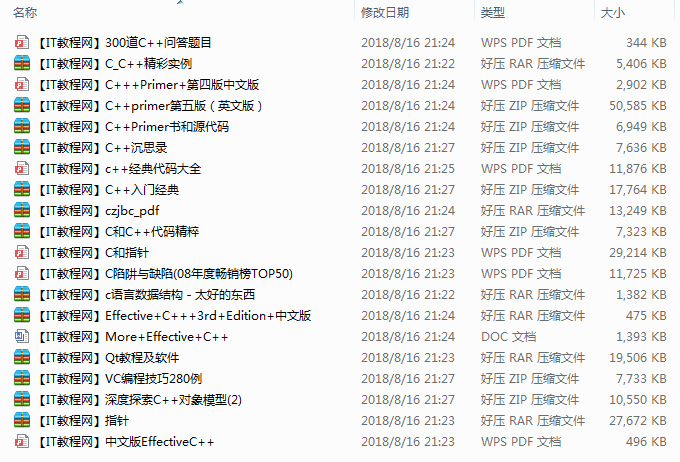 C++入門到提高經典電子書合集