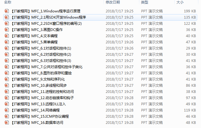 MFC基礎(chǔ)學(xué)習(xí)PPT課件（16個(gè)）