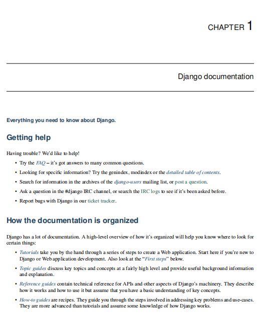 django 1.11 官方說明文檔 pdf_Python教程