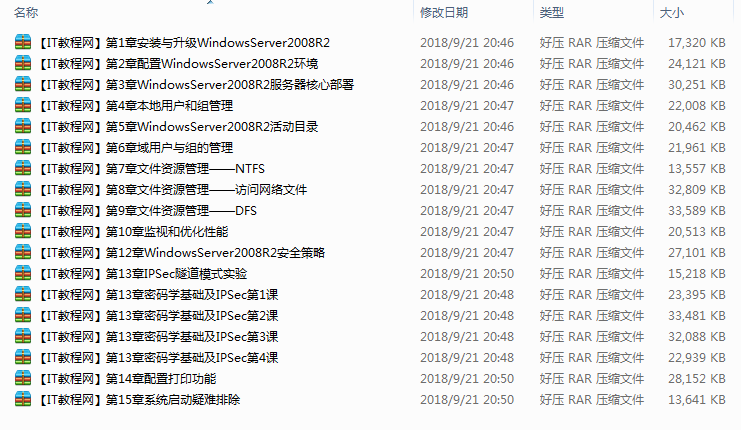 Winows Server 2008 R2系統管理教學視頻（15集）_操作系統教程
