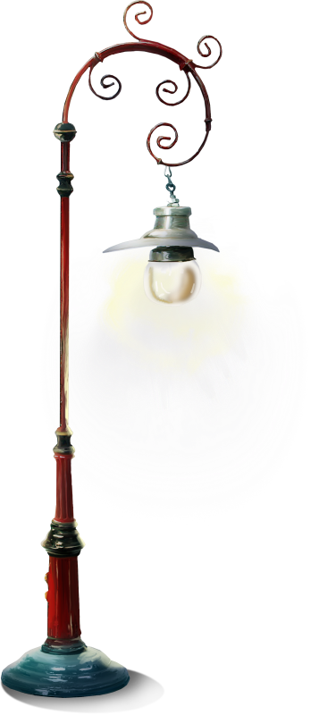 各種各樣的路燈馬燈png圖片素材打包下載（60張）