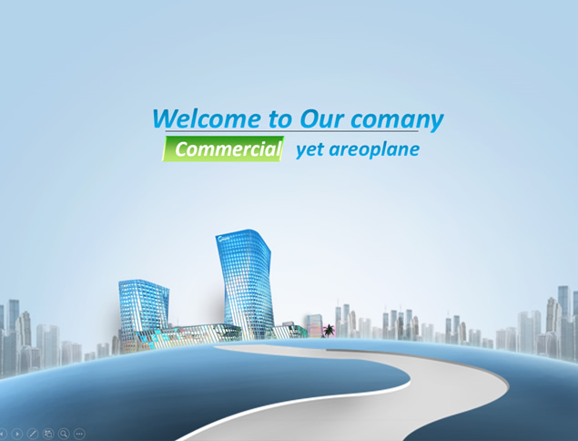 [免費]適合企業形象宣傳與產品介紹ppt模板