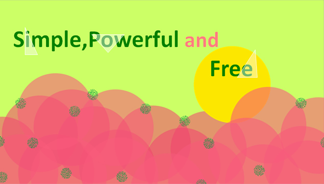 [免費]PPT繪制簡潔卡通ppt模板