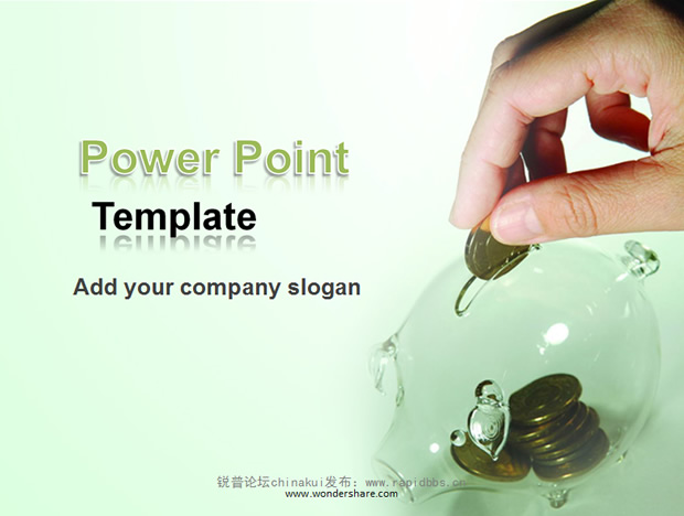 [免費]個人理財商務金融ppt模板