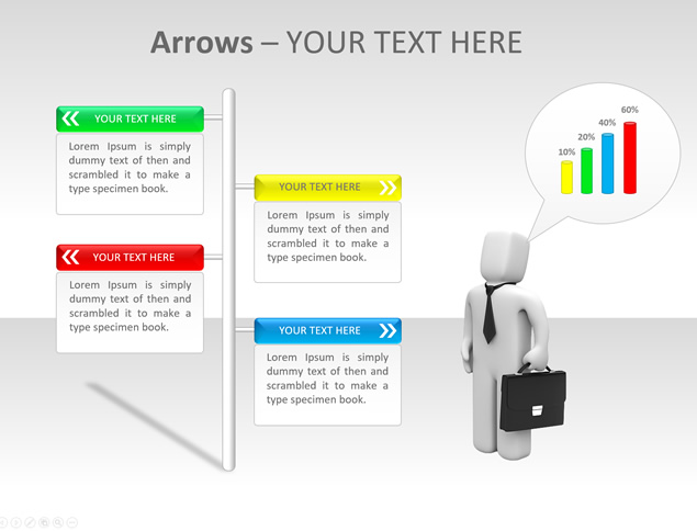 [免費]12張3D小人ppt圖表打包下載