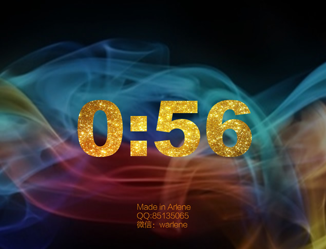 [免費]1分鐘 2分鐘 4分鐘倒計時ppt特效模板（3套計時器ppt）